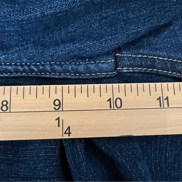 Riders by Lee Rolled Hem Relaxed Clam Diggers Denim Capris | Women’s Size 8 - Picture 4 of 9